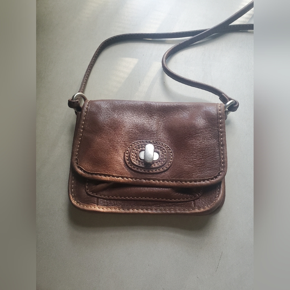 Brown Leather Cross Body FossilFossil brown cross body